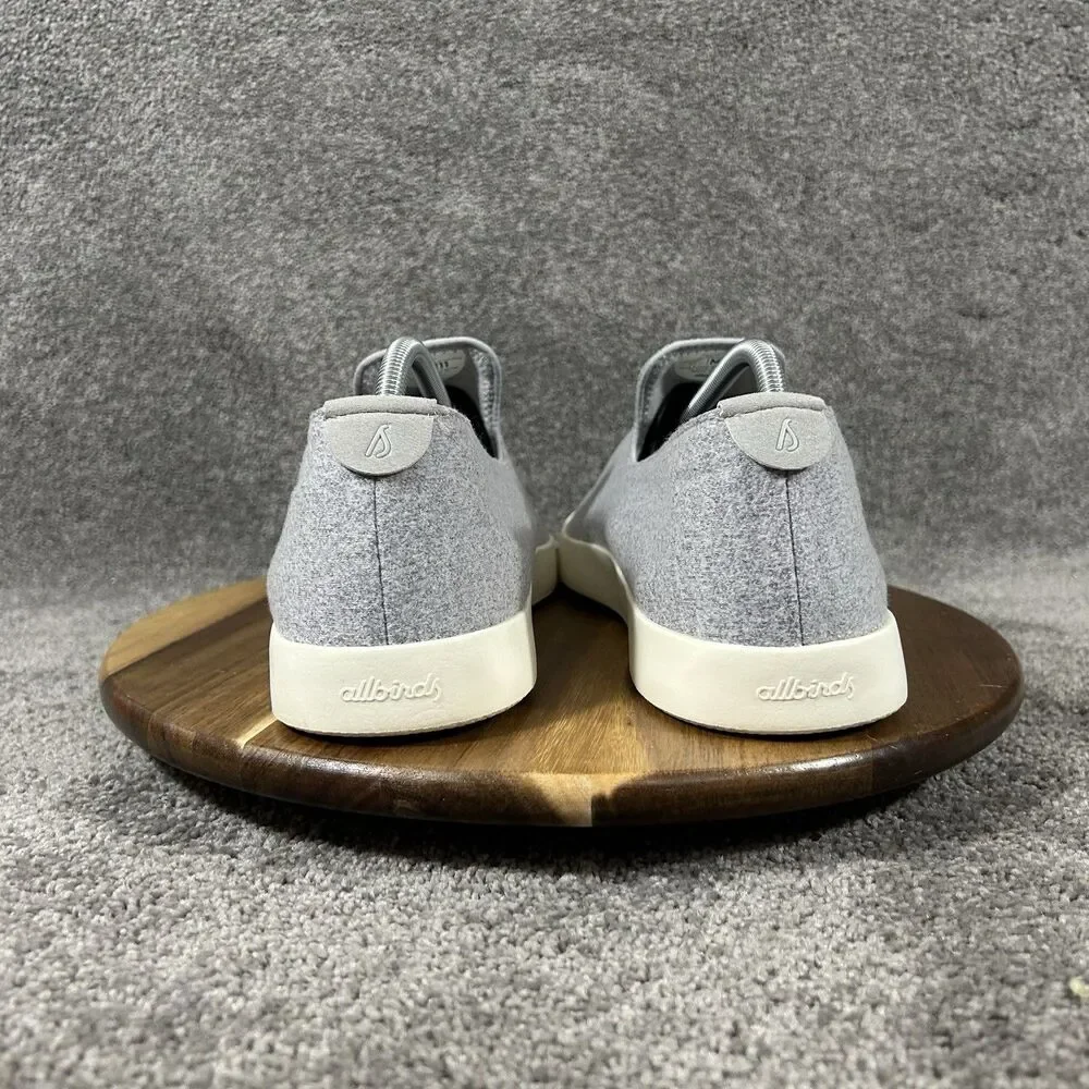 Allbirds Wool Loungers WL Mens Sz 11 Gray Woven Casual Slip On Loafer Shoes Used